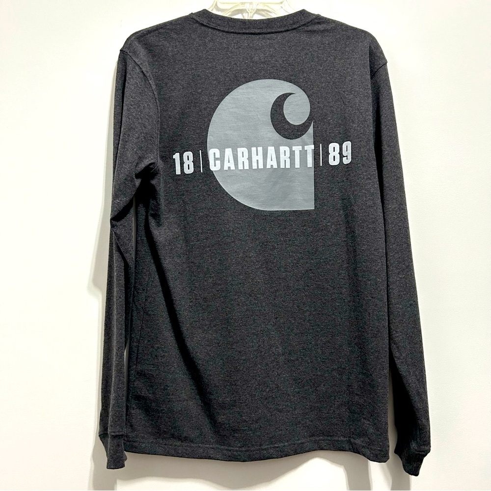 🔹NWT Carhartt Men’s Dark Gray Crewneck Sweatshirt with Front Pocket